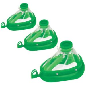 Máscara com Coxim Inflável em Silicone e Bojo em Policarbonato